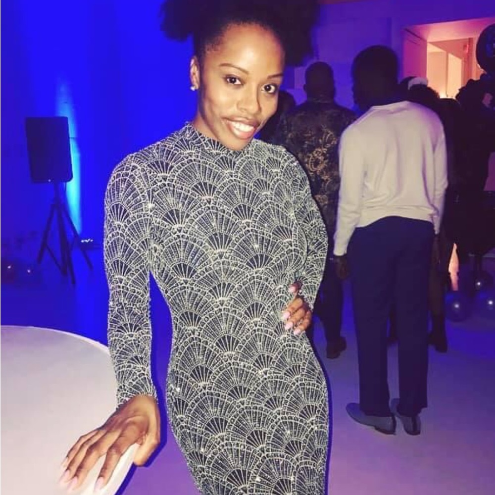 Women’s long sleeve sparkle dress